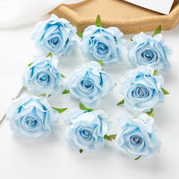 5/10Pcs Rosas De Seda Artificiales Para Boda Decoración De Navidad En Caja De Caramelos Arreglo Floral Para Fiesta Y Jardín - details 30