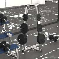 vidaXL Disco de Pesas Hierro Fundido Barras Entrenamiento Levantamiento Peso 1x 20 kg,  2x 10 kg,  4x 5 kg y mas - details 8