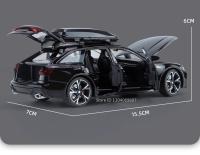 Coche De Juguete a Escala 1:32 RS6 De Aleación Con 6 Puertas Abiertas Y Absorción De Choque Para Niños Regalo Para Chicos Material Metálico Tamaño Aproximado 15.5*6.7*6CM - details 3