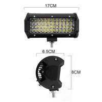 Lámpara LED De 7 Pulgadas 144W Combo Amarilla Para Tractores Camiones 4x4 SUV ATV Barco Carrocería De Coche Luz De Trabajo Y Conducción Offroad 12V 24V - details 3