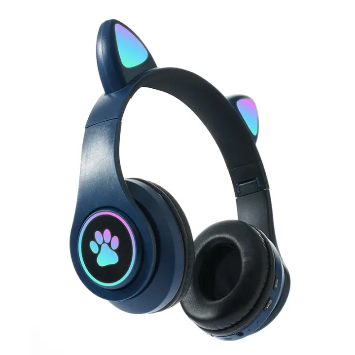 Auriculares Inalá mthrico-Sonido de Alta Definición, Katería de Larga Duración, Ajuste Cómodo, Conexión Inaláma Estable para Entrenadores y Desplazamiento, Diseño Plegable Portátil with Tamaño Navidad de Ajuste Black - 1