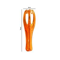 Masajeador De Mano 1Pc Rollador De Masaje Para Aliviar La Fatiga De Los Dedos Y Mejorar La Circulación Súper Masajeador De Acupuntura Portátil De ABS Color Ámbar - details 11
