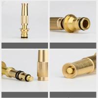 Pistola De Agua De Latón Con Conector Rápido Para Jardín Regulador De Presión Ajustable Herramienta De Jardinería Con Patrón Variable - details 6