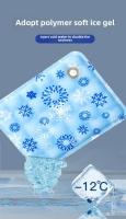 Alfombra De Enfriamiento Para Perros Y Gatos Impermeable Y Lavable Para Verano Con Inyección De Agua Sillín De Viaje Para Mascotas - details 5
