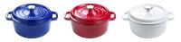 Olla Coccote hierro fundido esmaltado antiadherente 24 cm/ 3,6 litros 6/ 4 comensales, Olla con tapa redonda para cocinar con los sabores y nutrientes. Gourmet Tools de XSQUO Useful Tech - Roja, Azul, ,Blanca. - details 1