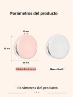 Espejo De Maquillaje Plegable Compacto Con LED Recargable 2 Lados Pequeño Y Portátil Espejo Cosmético De Bolsillo - details 8
