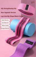 3Pcs Bandas De Resistencia De Tela Para Glúteos Y Piernas Ejercicio De Squat Y Estiramiento Adecuado Para Gimnasio Y Yoga Equipamiento De Fitness - details 6