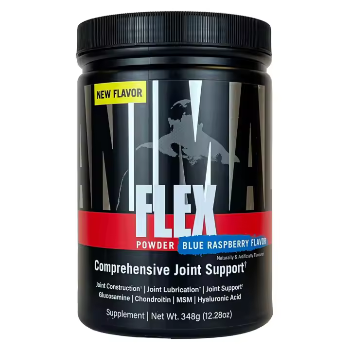 Universal Nutrition ANIMAL FLEX Powder, Comprehensive Joint Support, Sabor Blue Raspberry, 348 Gramos - 1