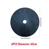 6PCS Anillo De Cobertura Para Árboles No Tejido Protector Antideslizante De 15cm-82cm Barreira De Maleza Para Jardinería - details 11