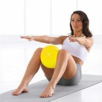 Bola De Yoga De 25cm Para Ejercicio En Gimnasio Y Pilates Balanza De Entrenamiento Interior Core De Fitness - details 2