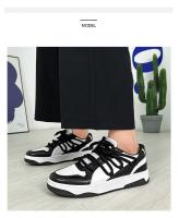Zapatos De Correr Casuales Para Hombre Nuevos Zapatillas De Moda Plataforma Zapatos De Entrenamiento De Tenis Al Aire Libre Para Verano Material Superior De Cuero Artificial - details 6