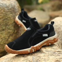 Zapatos De Cuero Para Hombre Casual Transpirables Mocasines De Senderismo No Slip Para Exterior Zapatos De Deporte Para Adultos - details 22