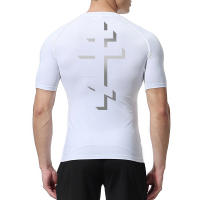 Camiseta De Compresión Con Gráfico De Cruz Para Hombres Sudadera Deportiva Rápida Secado Para Gimnasio Y Correr - details 8