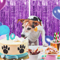 Juego De 1 Pieza De Cortina De Foil Dorado De 9.8 Pies Para Fondo De Fotografía De Cumpleaños Decoración De Fiesta Streamers De Aluminio - details 43