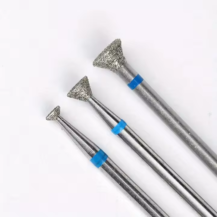 Cabezal De Polvo Para Arte De Uñas Y Eliminación De Esmalte Con Burr De Pulido Diamante Herramienta De Manicura Y Corte De Cutícula Para Broca Eléctrica - 1