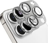 2PCS Protector De Lente De Cámara De Vidrio Templado Metálico Para iPhone 15 14 13 pro Max plus 12 Mini 15Pro Accesorios De Cubierta Trasera - details 1