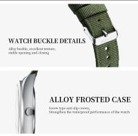 Reloj Hombre Relojes Militar Campo Reloje Analógicos De Cuarzo para Hombres Relojes De Pulsera Impermeables con Fecha Correa De Nailon Reloj Deportivo Táctico Militar - details 1