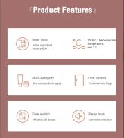 Mini refrigerador de 4L para maquillaje, 12 V/220 V, pequeño refrigerador para cosméticos y belleza, ideal para el hogar, la oficina y el cuidado de la piel - details 2