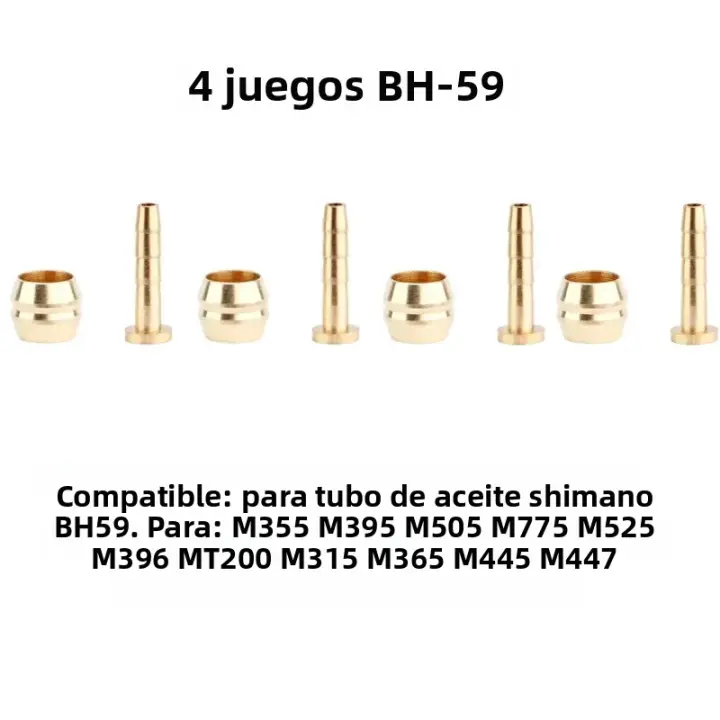 MEROCA Set De 4/10/20 Piezas De Cabeza De Oliva Para Frenos De Bicicleta Montaña Acero De Alta Velocidad Compatible Con SHIMANO BH90 BH59 SRAM MAGURA TEKTRO Accesorios De Ciclismo - 1