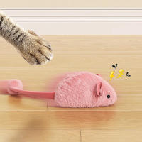 Nuevos Juguetes Interactivos Para Gatos Ratones De Peluche Luminosos Juego Para Gatos Jóvenes Y Adultos Reducción De Boredom - details 3