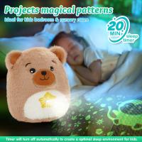 Muñeco De Peluche Unicornio Proyector 28cm Con Luz LED Suave Y Cálido Regalo Para Niñas Y Niños Animales De Peluche Para Decoración Del Hogar - details 6