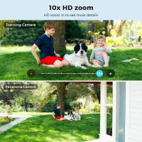 Cámara De Seguridad IP BESDER 15MP Wifi Exterior Con Pantalla Dual 10X Zoom Digital CCTV PTZ 8MP O-Kam pro Negro Y Gris - details 2