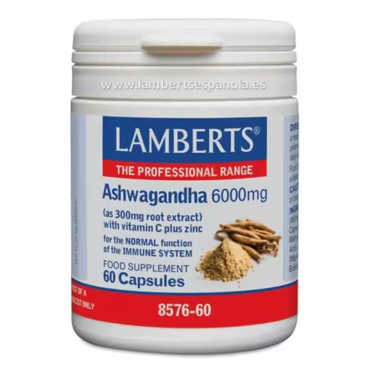 Lamberts Ashwagandha Complex 6000mg 60 Cápsula - 1