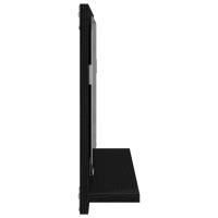 Espejo de baño vidaXL Negro Roble 60x10,5x37 cm Madera de ingeniería - details 5
