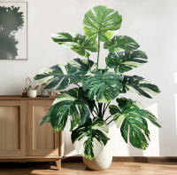 Planta Artificial De Hojas De Monstera Deliciosa Pothos Alocasia 40-103cm Decoración Festiva Para El Hogar Y La Oficina - details 4