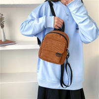 Mochila Mini Para Mujer De Cordón Sólido Y Estilo Casual Gran Capacidad Duradera Para Viajes Y Escuela Con Cierre De Cremallera - details 35