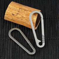 1PCS Hebilla De Llave De Aleación De Titanio Anillo Para Coche Accesorios De Exterior Herramienta EDC Correa De Llave - details 3