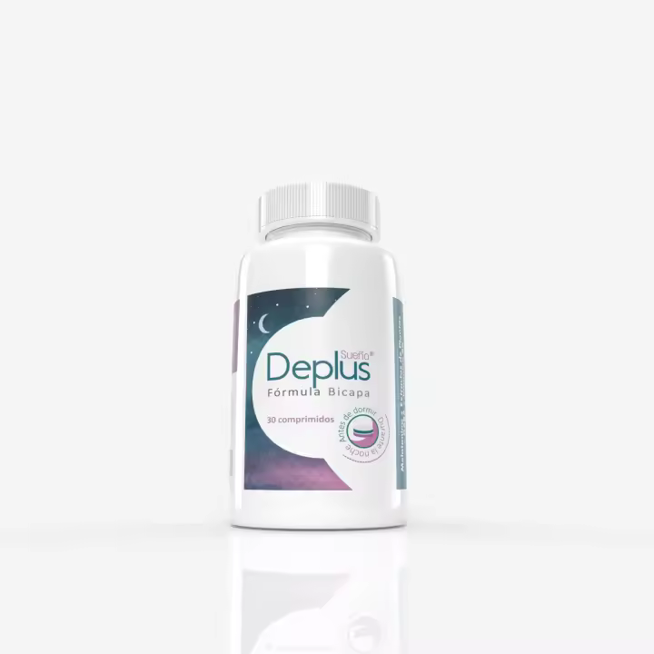 Deplus Sueño 30 comprimidos Margan Biotech. MELATONINA  EXTRACTOS DE PLANTAS  GABA  VITAMINA B6 - 1