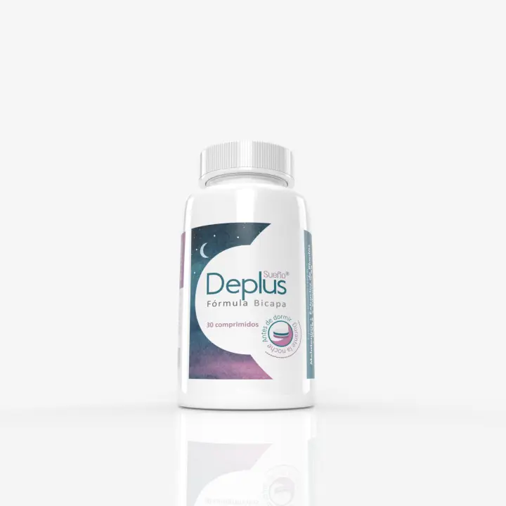 Deplus Sueño 30 comprimidos Margan Biotech. MELATONINA  EXTRACTOS DE PLANTAS  GABA  VITAMINA B6 - 1