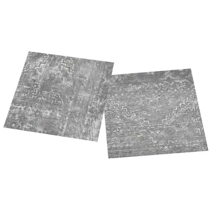 vidaXL 55x Lamas de Suelo Autoadhesivas PVC 5,11 m² Hormigón Salaejo Color Gris hormigón,  Gris oscuro mezcla,  Gris y mas - 1