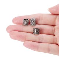 Lote De 20 Piezas De Cuentas De Espaciador De Acero Inoxidable Con Agujero Grande Para Hacer Pulseras Joyería DIY Accesorios Charms De 3.5/5/6mm - details 1