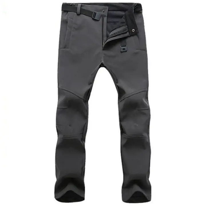 Pantalones De Hombre Para Invierno Impermeables Y Confortables Con Capucha Para Viajes Camping Senderismo Esquí Tácticos - 1