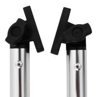 vidaXL Postes de soporte de toldos bimini para barcos 2 uds aluminio - details 5