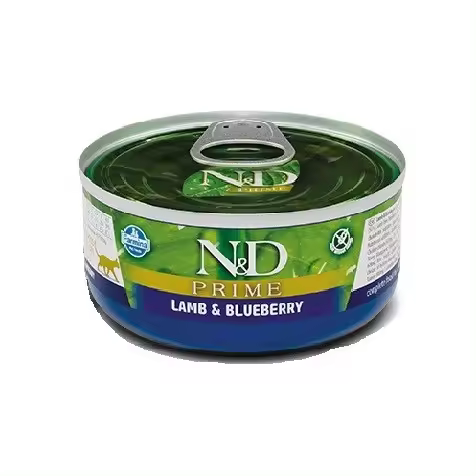 Farmina Nd Prime Cordero Y Arándanos Gato Latas 24 X 70 Gr - 1
