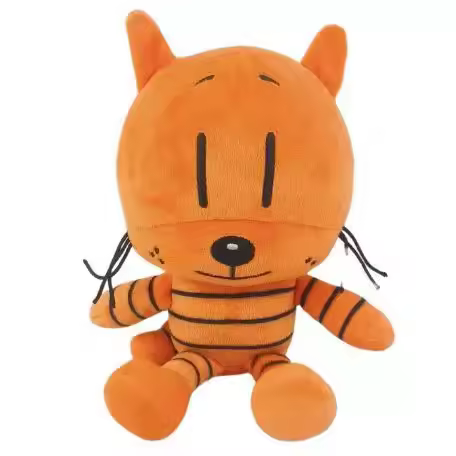 Juguetes de Plush para Gatos y Perros, Muñegos de Plush, juguetes de Compañía para niños, color Naranja - 1