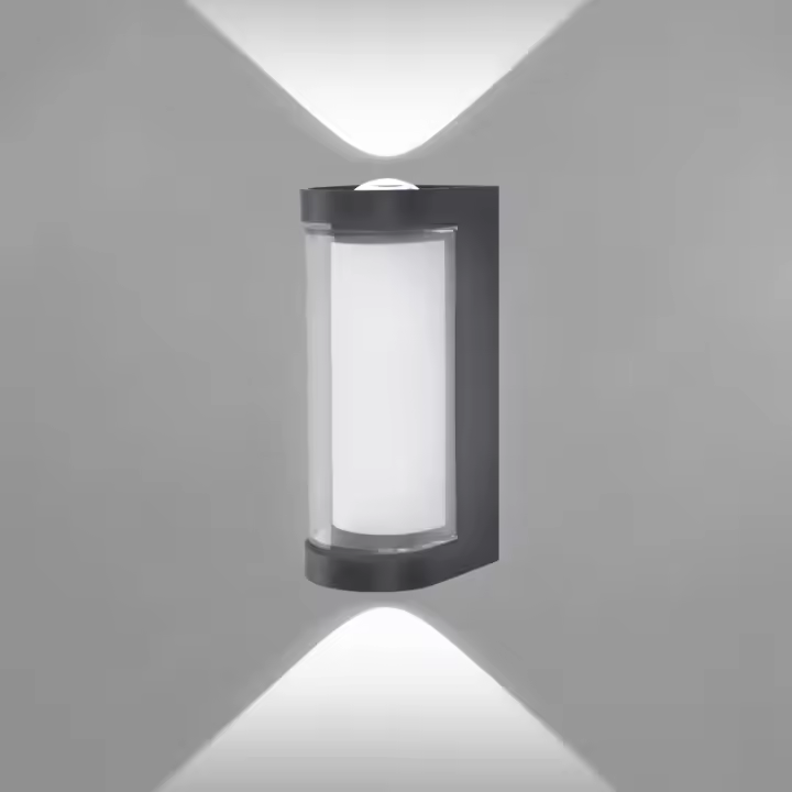 Luz de pared exterior impermeable para decoración de jardín luz ambiente LED AC85-265V ajustable Instalación en casa estilo moderno - 1