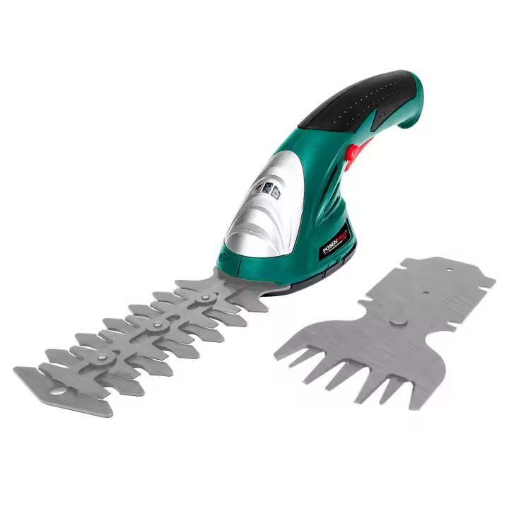 Cortacésped y setos inalámbrico de 7,2 V, cortacésped 2 en 1, mango giratorio de 180° con cuchillas de corte y cuchillas de corte para cortar setos, césped - 1