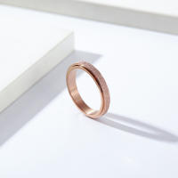 Anillo Giratorio De Titanio Acero Inoxidable 4mm Mate Para Hombres Y Mujeres Anillo De Boda Y Propuesta Joyería De Mano Neutra - details 4