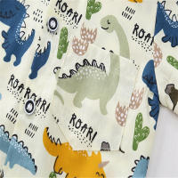 Conjunto De Ropa Infantil Para Niños Primavera Verano Camisa Corta Con Estampado De Dinosaurio Y Jeans Moda Bebé 2 Piezas Talla Adecuada Para Niños De 0 a 6 Años - details 6