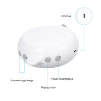 Juguete Musical Para Cuna De Bebé Con 35 Canciones Caja De Música Control Remoto Y Llavero USB Movimiento De Campanas Para Niños - details 11
