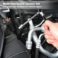Juego De Llaves 46 Piezas Herramienta Para Coche Destornillador Y Bit Ratchet Llave De Torque Cinta De Medición Herramientas Manuales - details 5