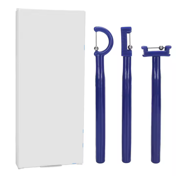 Set De 3 Herramientas De Ejercicio Para La Lengua Y Los Musculos Orales Herramienta De Elevación De Punta De Lengua Y Lateralización Conjunto De Entrenamiento De Músculos Oral - 1