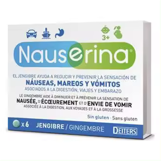 Nauserina Antimareos Jengibre 6 Comp - 1