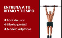 ManiBoom Barra Dominadas Puerta MULTIFUNCIONAL Sin Tornillos y PLEGABLE Carga 200kg - Pull Up Bar para Colgarse Ajuste PRECISO y Agarre Ergonomico- Barra Abdominales, Calistenia - details 5