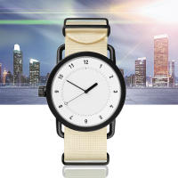 Reloj De Pulsera Analógico De Cuarzo Para Parejas Moda Nylon Correa Redonda Casual Sin Resistencia Al Agua Material De Aluminio - details 6