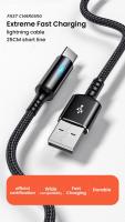 Cable De Carga Rápida USB Ultra Corto 0.25m Para iPhone 14 Xiaomi Oneplus 3A Compatible Con Power Bank Tipo C Micro Correa De Alimentación Y Datos - details 0